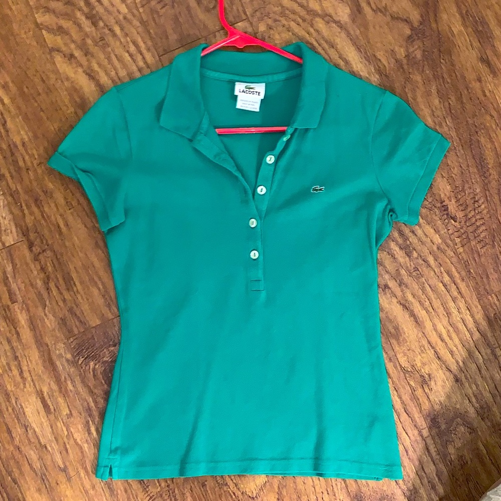 Lacoste polo- Kelly green